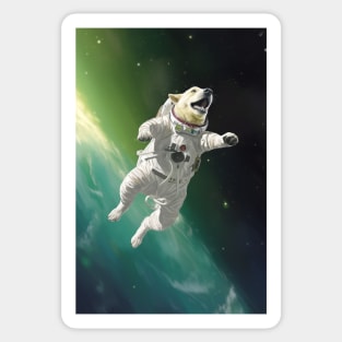 The Dog Cosmonaut Sticker